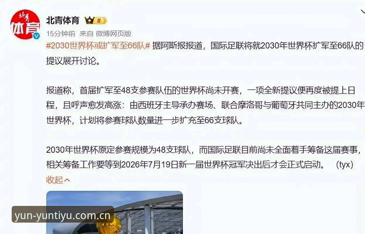 深度揭秘：世界杯扩军至66队的幕后推手与国足新契机